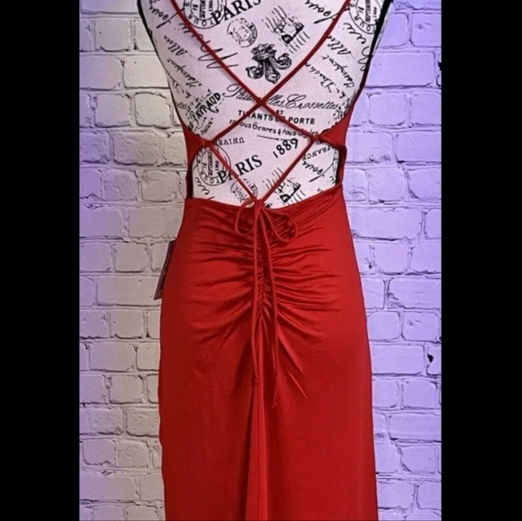 Wild Fable Nwt Red Maxi Gown - Picture 2 of 9